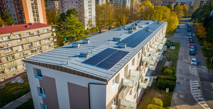 Pri obnove bytového domu sa využili najnovšie technológie